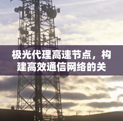 极光代理高速节点,构建高效通信网络的关键技术