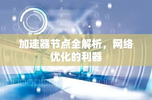 加速器节点全解析,网络优化的利器 加速器节点全解析,网络优化的利器