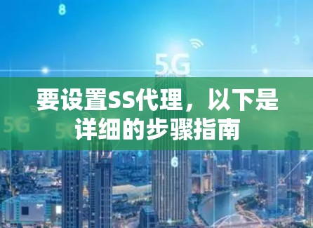 要设置SS代理，以下是详细的步骤指南