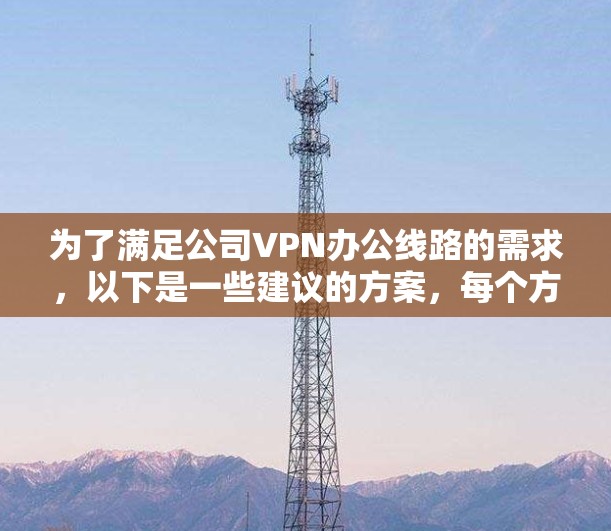 为了满足公司VPN办公线路的需求，以下是一些建议的方案，每个方案都有详细的描述，包括优缺点和适用场景