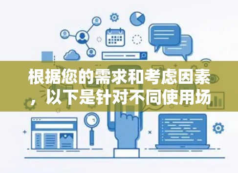 根据您的需求和考虑因素,以下是针对不同使用场景的VPN软件推荐