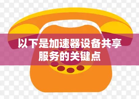 以下是加速器设备共享服务的关键点