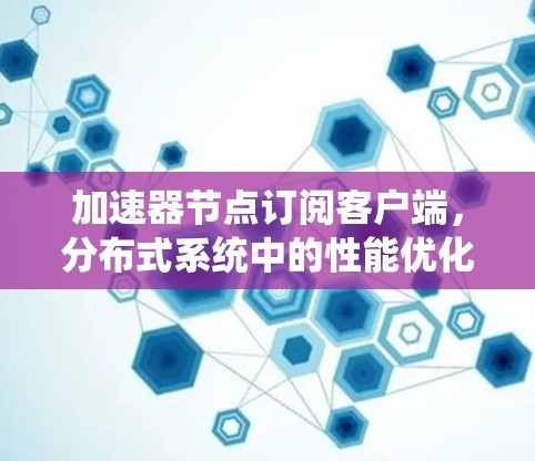 加速器节点订阅客户端，分布式系统中的性能优化方案