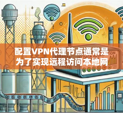 配置VPN代理节点通常是为了实现远程访问本地网络资源或加密网络通信。以下是配置VPN代理节点的一般步骤和注意事项