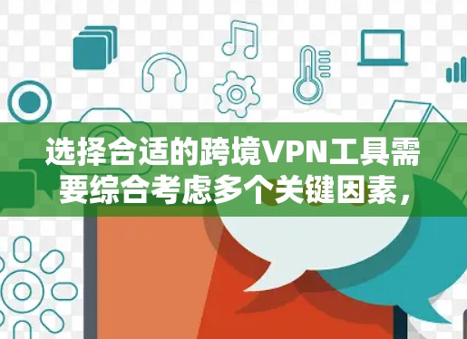 选择合适的跨境VPN工具需要综合考虑多个关键因素,以确保您的网络安全和隐私。以下是根据您的需求整理的推荐步骤 选择合适的跨境VPN工具需要综合考虑多个关键因素,以确保您的网络安全和隐私。以下是根据您的需求整理的推荐步骤
