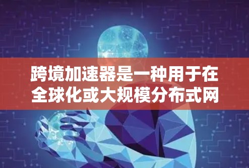 跨境加速器是一种用于在全球化或大规模分布式网络中优化数据传输和应用性能的工具,其主要目标是减少延迟,提高数据访问速度。以下是对跨境加速器的详细分析和总结