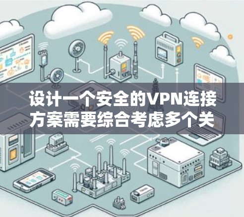 设计一个安全的VPN连接方案需要综合考虑多个关键因素,以确保数据传输的安全性和可靠性。以下是一个结构化的方案,涵盖了主要的安全措施和步骤