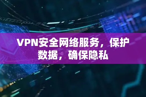 VPN安全网络服务,保护数据,确保隐私