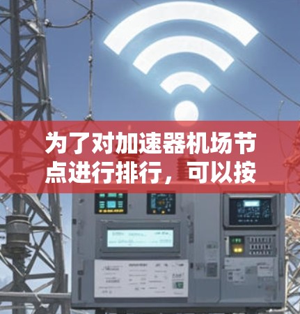为了对加速器机场节点进行排行,可以按照以下步骤进行
