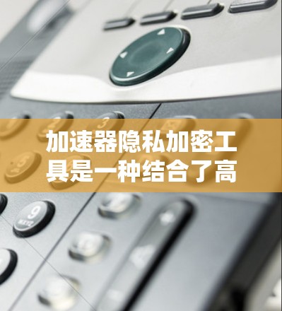 加速器隐私加密工具是一种结合了高性能计算和数据加密技术的解决方案,旨在在数据处理和传输的同时,确保数据的安全性和隐私。以下是对这种工具的详细分析