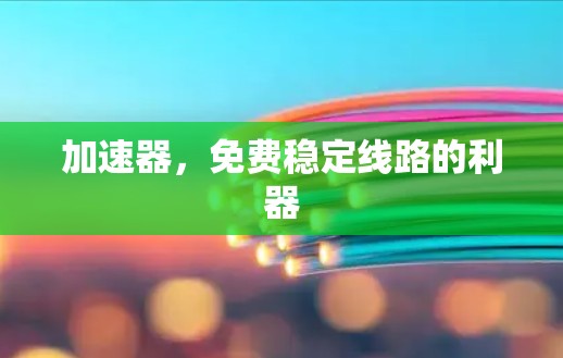 加速器,免费稳定线路的利器